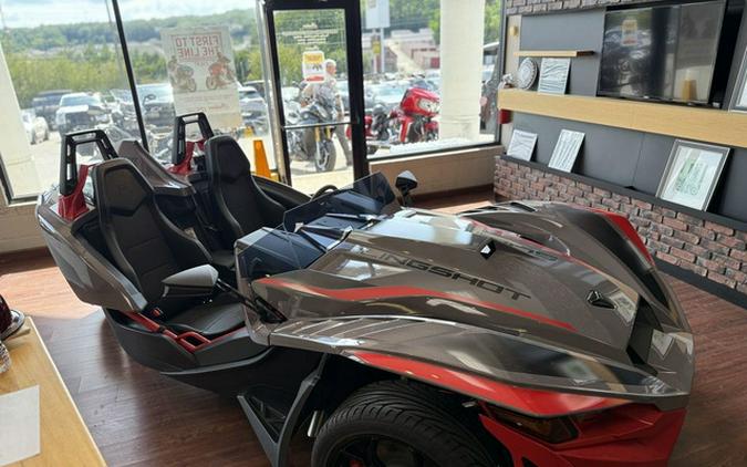 2026 Polaris Slingshot R AutoDrive Radiant Gray with Indy Red Pearl