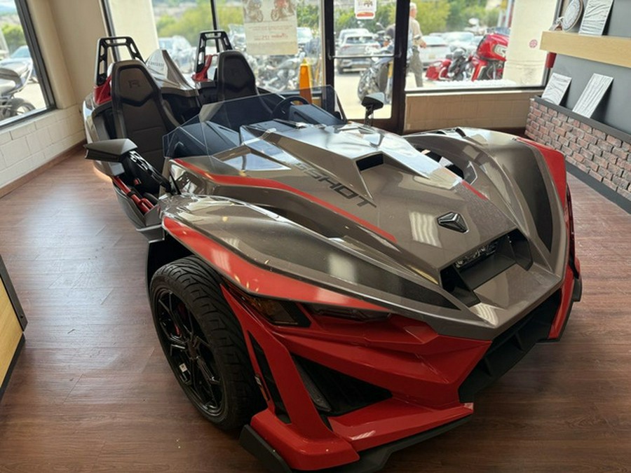 2026 Polaris Slingshot R AutoDrive Radiant Gray with Indy Red Pearl