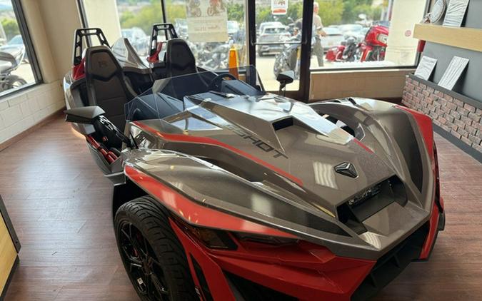 2026 Polaris Slingshot R AutoDrive Radiant Gray with Indy Red Pearl
