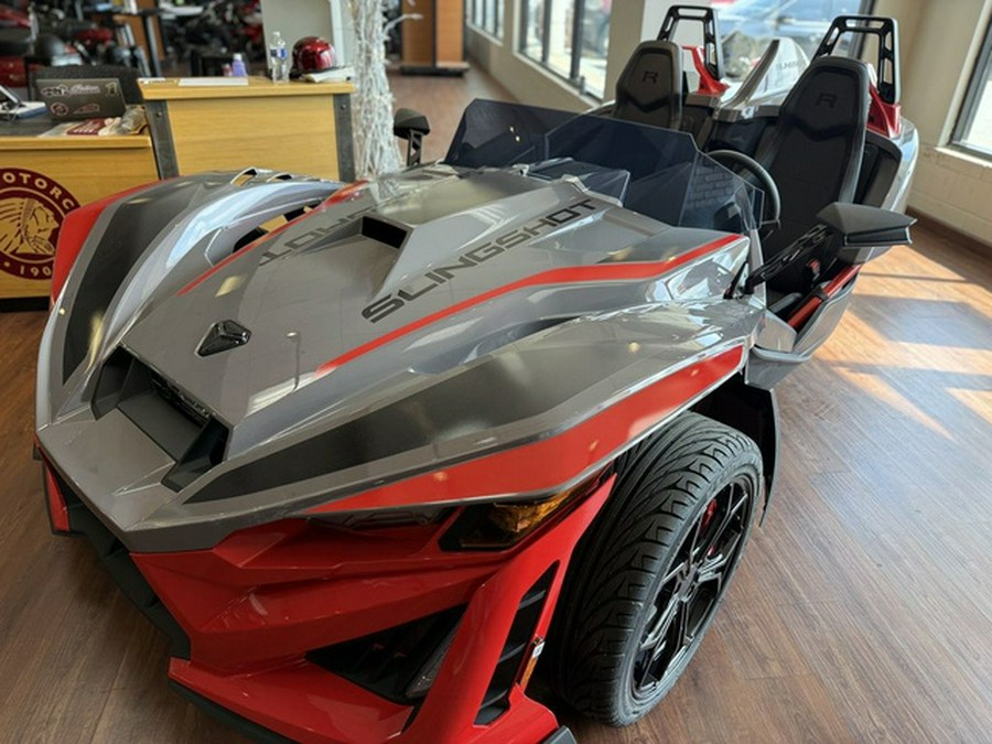 2026 Polaris Slingshot R AutoDrive Radiant Gray with Indy Red Pearl