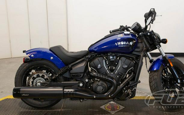 2025 Indian Scout Bobber Limited +Tech Spirit Blue Metallic