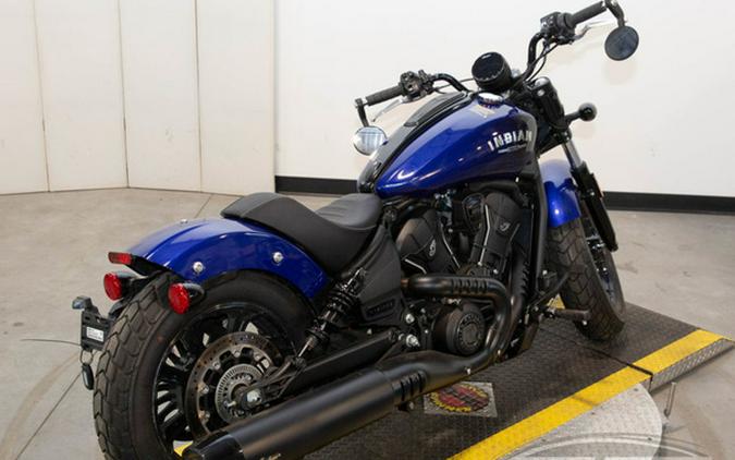 2025 Indian Scout Bobber Limited +Tech Spirit Blue Metallic