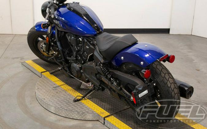 2025 Indian Scout Bobber Limited +Tech Spirit Blue Metallic