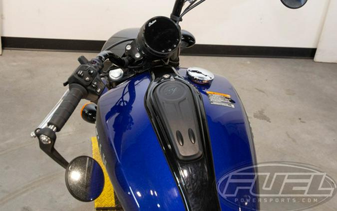 2025 Indian Scout Bobber Limited +Tech Spirit Blue Metallic