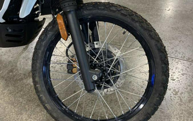 2025 Kawasaki KLR 650 Pearl Crystal WhiteMetallic Carbon Gray A