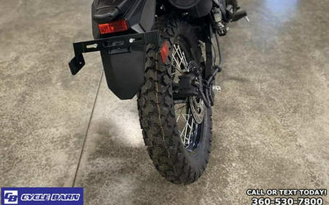 2025 Kawasaki KLR®650 Pearl Crystal White/Metallic Carbon Gray ABS