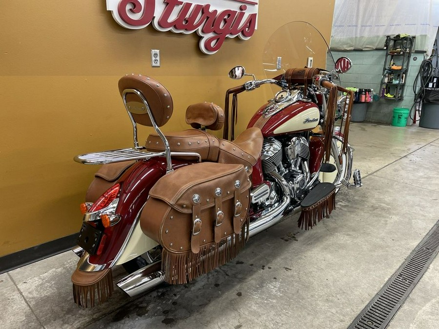 2015 Indian Motorcycle® Chief® Vintage Indian Red / Ivory Cream