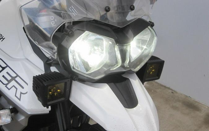 2019 Triumph Tiger 800 XCx Crystal White