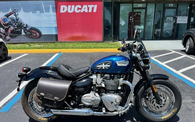 2020 Triumph Bonneville Speedmaster Cobalt Blue/Jet Black