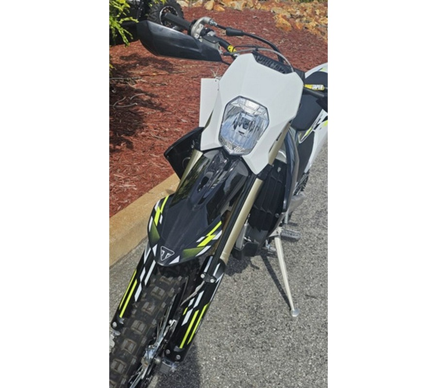 2026 TRIUMPH TF 450-E Jet Black/Pure White
