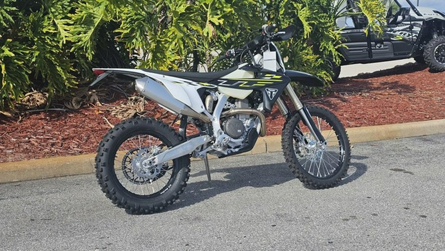 2026 TRIUMPH TF 450-E Jet Black/Pure White