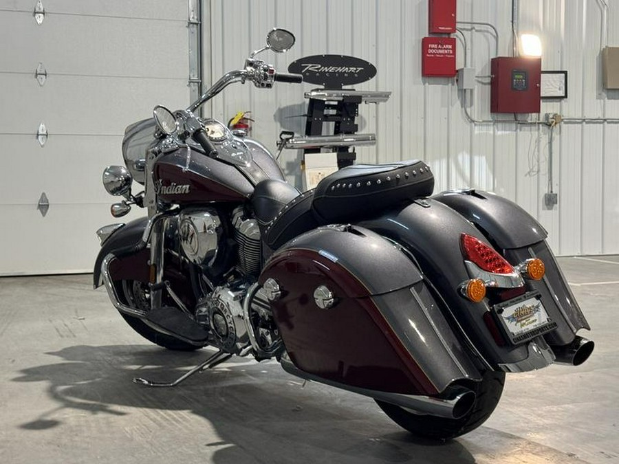 2017 Indian Motorcycle® Springfield™ Steel Gray Over Burgundy Metallic