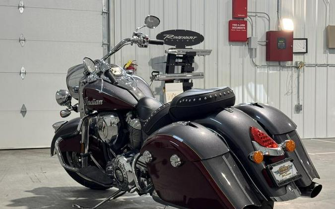2017 Indian Motorcycle® Springfield™ Steel Gray Over Burgundy Metallic