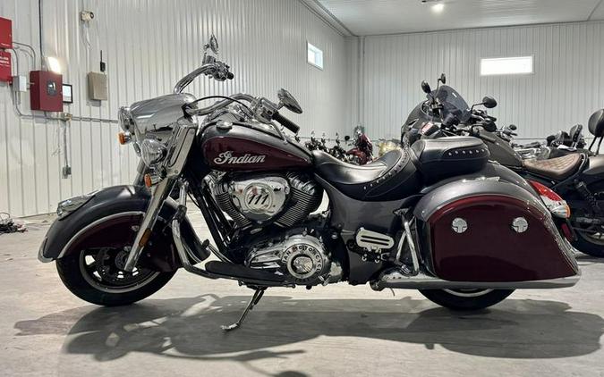 2017 Indian Motorcycle® Springfield™ Steel Gray Over Burgundy Metallic