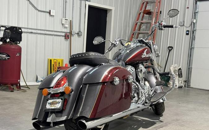2017 Indian Motorcycle® Springfield™ Steel Gray Over Burgundy Metallic