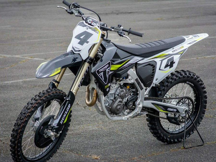 2025 Triumph TF 450-RC Edition Jet BlackPure White