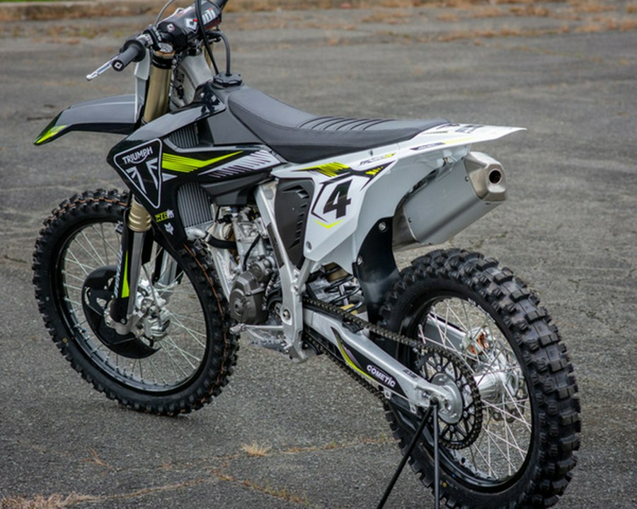 2025 Triumph TF 450-RC Edition Jet BlackPure White