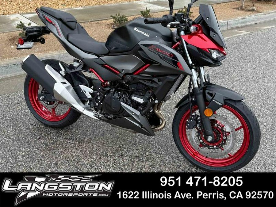 2025 Kawasaki Z500 SE ABS