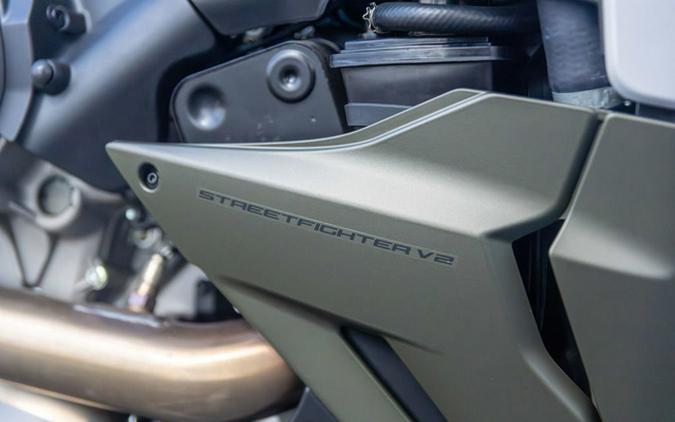 2024 Ducati Streetfighter V2 Storm Green