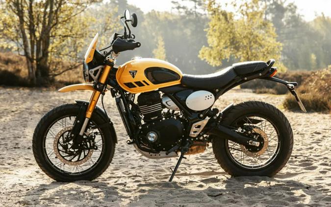2026 Triumph Scrambler 400 XC Racing Yellow