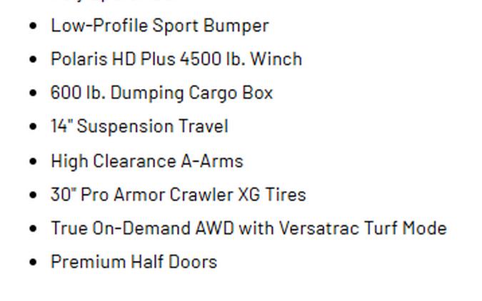 2026 Polaris General XP 1000 Sport