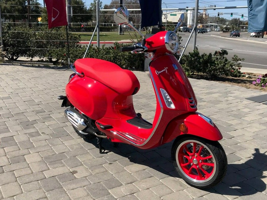 2023 Vespa Primavera 150 Red