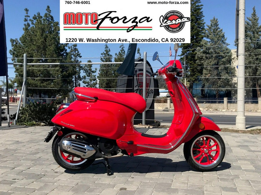 2023 Vespa Primavera 150 Red