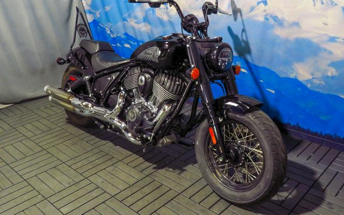 2022 Indian Chief Bobber ABS Black Metallic