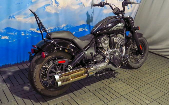 2022 Indian Chief Bobber ABS Black Metallic