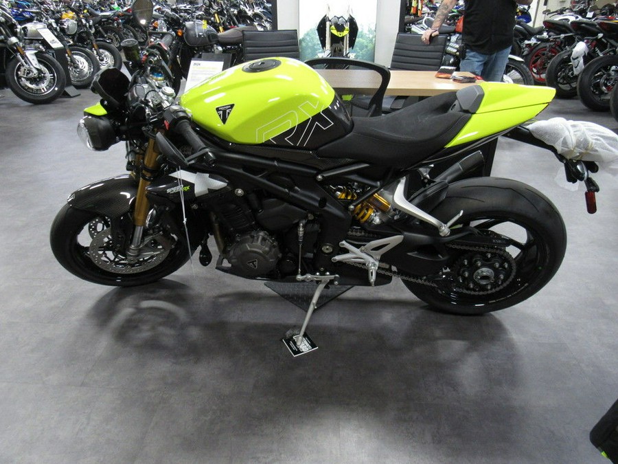 2026 Triumph Speed Triple 1200 RX Triumph Performance Yellow