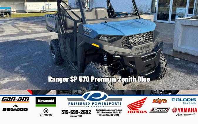 2026 Ranger SP 570 Premium Zenith Blue - Polaris