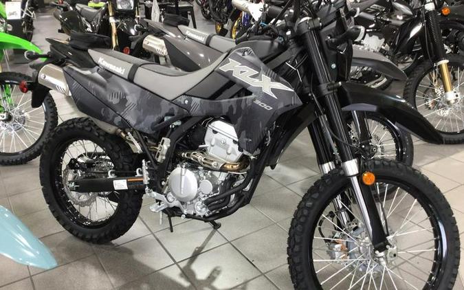 2024 Kawasaki KLX®300 Cypher Camo Gray