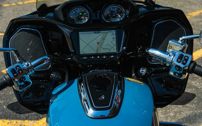 2026 Indian Challenger Limited 112 W/Powerband Audio Storm Blue With Black Metallic