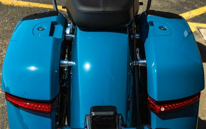 2026 Indian Challenger Limited 112 W/Powerband Audio Storm Blue With Black Metallic