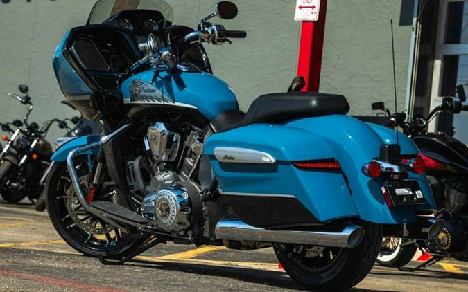 2026 Indian Challenger Limited 112 W/Powerband Audio Storm Blue With Black Metallic