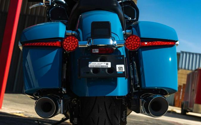 2026 Indian Challenger Limited 112 W/Powerband Audio Storm Blue With Black Metallic
