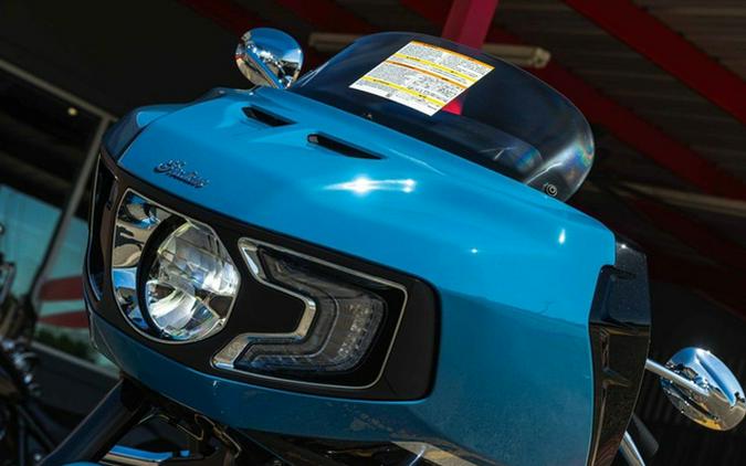 2026 Indian Challenger Limited 112 W/Powerband Audio Storm Blue With Black Metallic