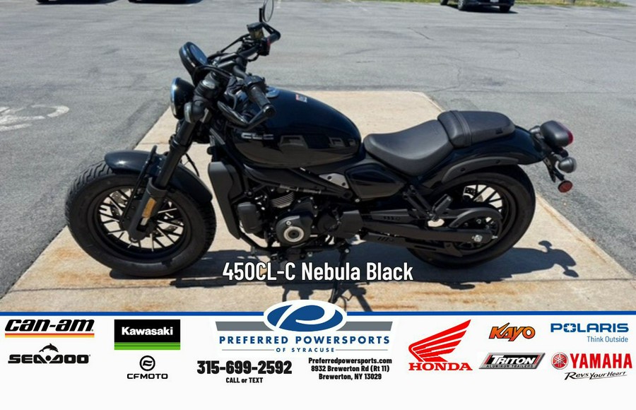 2025 CFMOTO 450CL-C Nebula Black