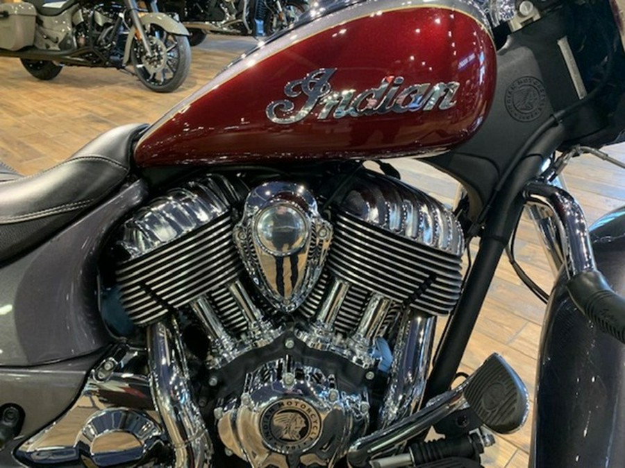 2017 Indian Springfield Steel Gray Over Burgundy Metallic