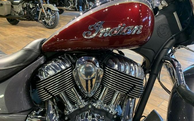 2017 Indian Springfield Steel Gray Over Burgundy Metallic