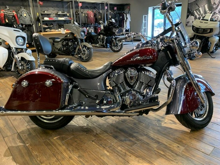 2017 Indian Springfield Steel Gray Over Burgundy Metallic