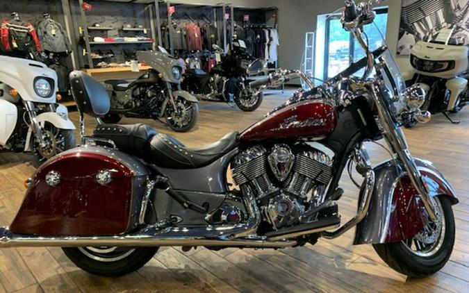 2017 Indian Springfield Steel Gray Over Burgundy Metallic