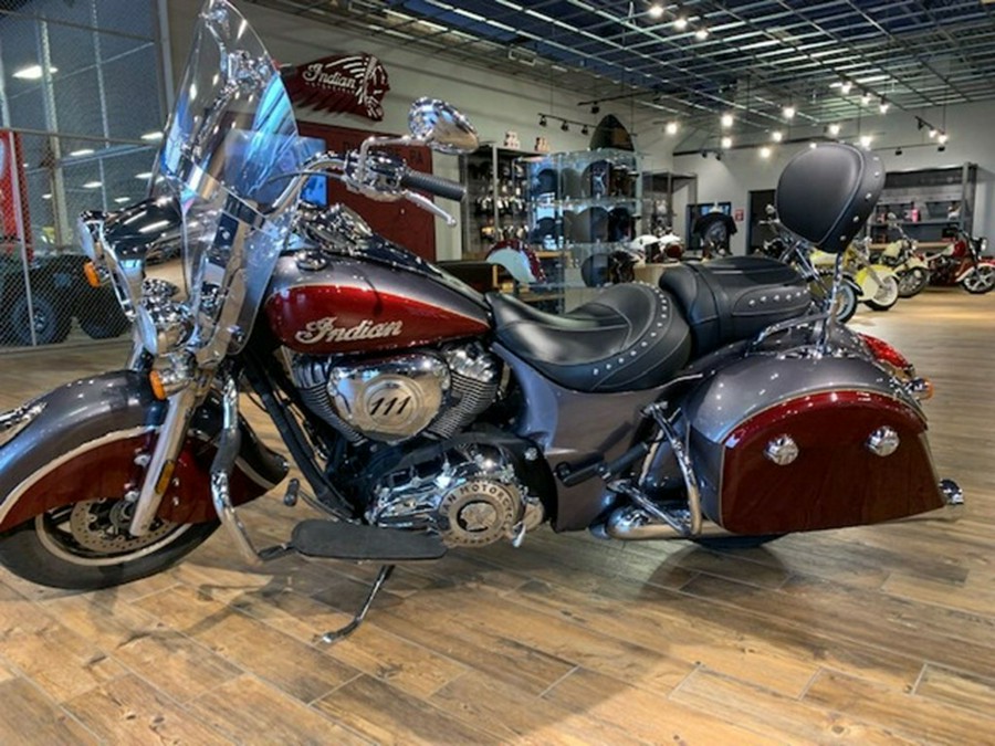 2017 Indian Springfield Steel Gray Over Burgundy Metallic