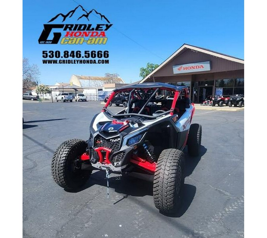 2025 Can-Am® Maverick X3 Max X RS Turbo RR With Smart-Shox Fiery Red & Hyper Silver