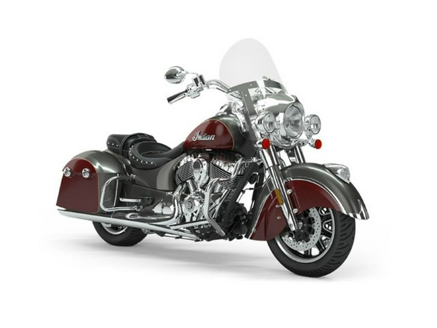2019 Indian Springfield Steel Gray Burgundy Metallic