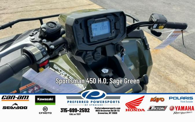 2026 Sportsman 450 H.O. Sage Green - Polaris