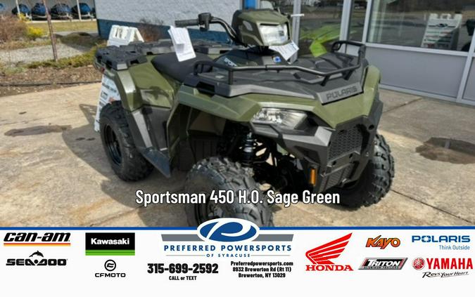 2026 Sportsman 450 H.O. Sage Green - Polaris