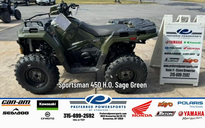 2026 Sportsman 450 H.O. Sage Green - Polaris