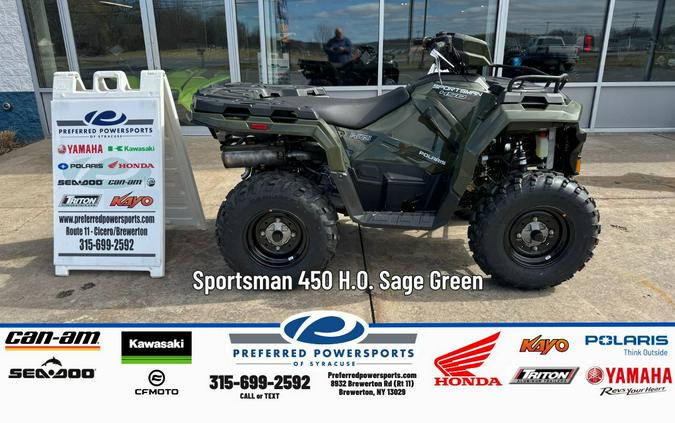 2026 Sportsman 450 H.O. Sage Green - Polaris