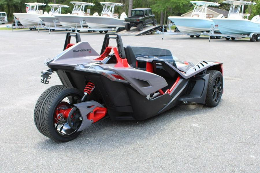 2026 Polaris Slingshot® R AutoDrive Radiant Gray with Indy Red Pearl
